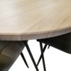 Matbord runt – ek med iläggsskivor – Ø 90–230 cm - 2