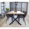Middelfart matbordsstol - mörkgrå