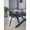 Middelfart matbordsstol - mörkgrå