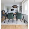 Harbo matbordsstol – Grön velour