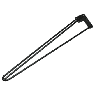 Bordsben – Hairpin – 71 cm – svart – 3 stänger – 4 st.