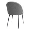 Geneve matbordsstol – grå/svart – 2 st - 1