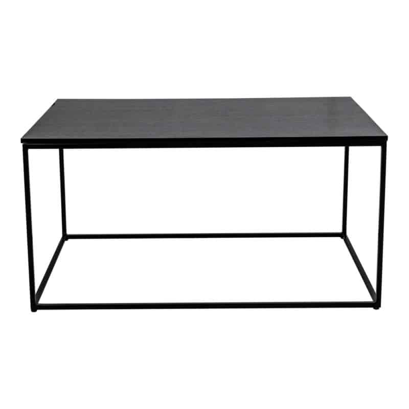 Soffbord – Vita – svart – stål