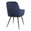 Harbo matbordsstol – Blå velour – 2 st.(3)