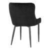 Boston matbordsstol – svart velour – 1 st.(1)