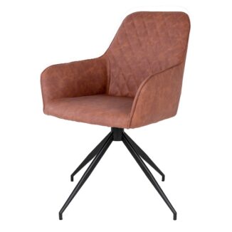 Harbo matbordsstol – brun – 1 st. - vände