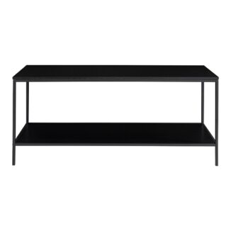TV-bord – Vita – svart – stål
