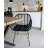 Trieste matbordsstol – svart – svart – 2 st 10