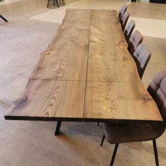 Plankbord – alm – olja ebenholts – 100x260 cm