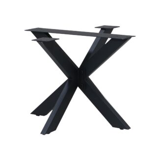 Bordsunderrede – Opus stjärnformat – svart – soffbord – 60 x 60 cm
